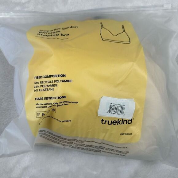 True Kind Women's 2XL Supportive Comfort Wireless Shaping Bra Neutral Beige‎ NWT - Picture 8 of 9